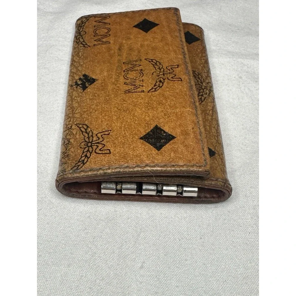 MCM Vintage brown monogram Key Holder